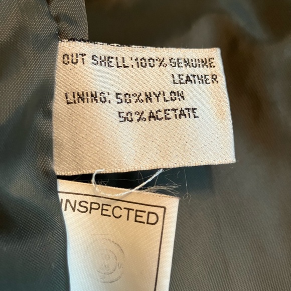 Jessica Ash New York Dark Green Dolman Sleeve Leather Jacket Size Small - Picture 6 of 11